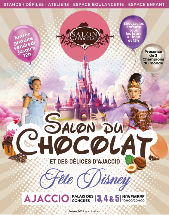 Entrée Salon du Chocolat Ajaccio 2023
